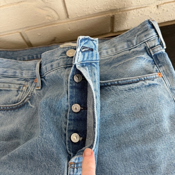 Citizens of Humanity Jeans Women 34 (42x28.5) Straight High Rise Blue Denim Neve - Picture 9 of 12